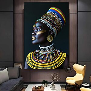 Afrikalı Kadın Kanvas Duvar Sanatı, Etnik Kanvas Duvar Sanatı, Etnik Duvar Dekoru, Afrikalı Kanvas