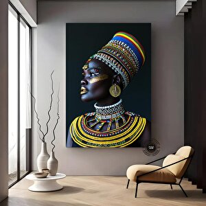 Afrikalı Kadın Kanvas Duvar Sanatı, Etnik Kanvas Duvar Sanatı, Etnik Duvar Dekoru, Afrikalı Kanvas