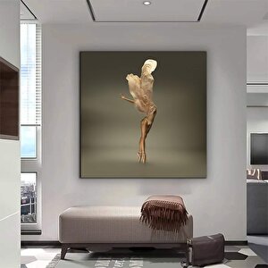 Dans Eden Balerin Duvar Sanatı Kanvas; Figüratif Dansçı Baskı; Klasik Bale; Modern Dans 30x30 cm