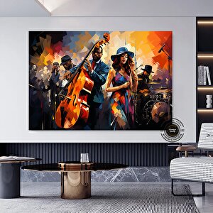 Caz Duvar Sanatı – Müzisyen Baskıları 60x120 cm