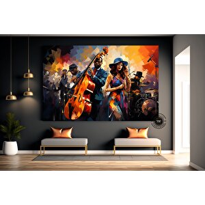 Caz Duvar Sanatı – Müzisyen Baskıları 120x180 cm