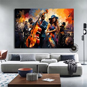 Caz Duvar Sanatı – Müzisyen Baskıları 120x180 cm