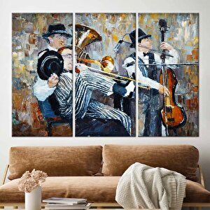 Caz Müzisyeni Posteri Kanvas Duvar Sanatı – Kadın Şarkıcı, Caz Posterleri, Enstrüman Görselleri 80x120 cm