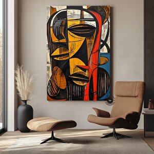 Afrika Soyut Sanat Çok Renkli Poster, Etnik Kültür Ev Dekoru