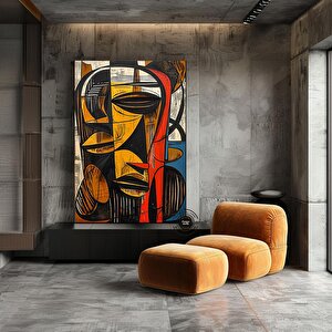 Afrika Soyut Sanat Çok Renkli Poster, Etnik Kültür Ev Dekoru