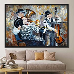 Caz Müzisyeni Posteri Kanvas Duvar Sanatı – Kadın Şarkıcı, Caz Posterleri, Enstrüman Görselleri