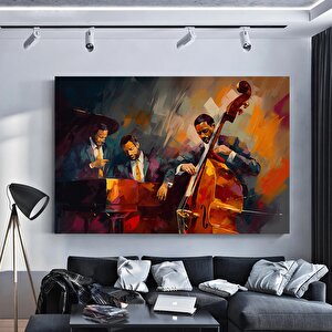 Caz Kulübü Kanvas Tablo | Gece Ve Müzik Teması