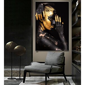 Modern Afrikalı Kadın Tablosu – Oturma Odası Dekoru, Etnik Kadın Sanatı