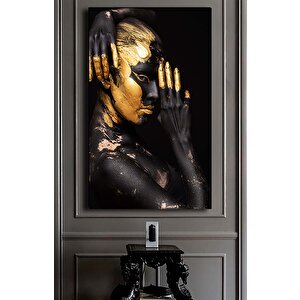 Modern Afrikalı Kadın Tablosu – Oturma Odası Dekoru, Etnik Kadın Sanatı