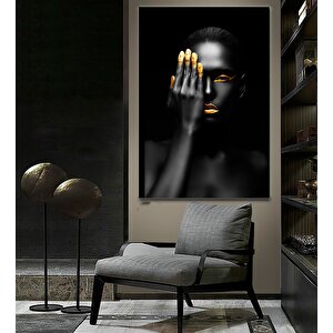 Modern Afrikalı Kadın Tablosu – Oturma Odası Dekoru, Etnik Kadın Sanatı