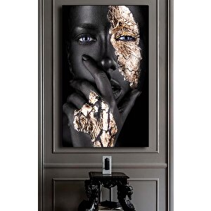 Modern Afrikalı Kadın Tablosu – Oturma Odası Dekoru, Etnik Kadın Sanatı