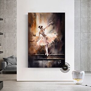 Pembe Balerin I; Soyut Resim Tasarımı; Kanvas Baskı; Ev Dekoru; Kanvas Duvar Sanatı; Lüks Sanat; Mük