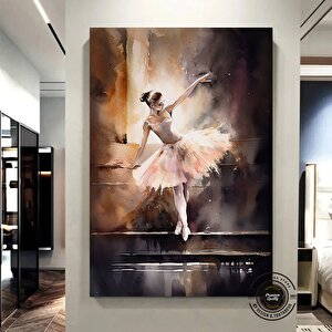 Pembe Balerin I; Soyut Resim Tasarımı; Kanvas Baskı; Ev Dekoru; Kanvas Duvar Sanatı; Lüks Sanat; Mük