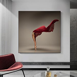 Dans Eden Balerin Kanvas Tablosu, Kadın Figürlü Dans Baskısı, Klasik Bale, Modern Dans