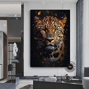 Leopar Portre Baskıları; Kaplan Kanvas; Çiftçi Hediyesi; Leopar Poster 70x100 cm