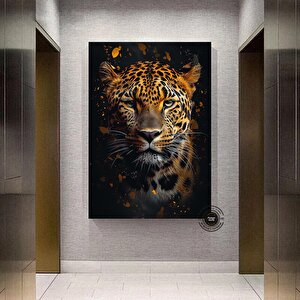 Leopar Portre Baskıları; Kaplan Kanvas; Çiftçi Hediyesi; Leopar Poster 120x150 cm