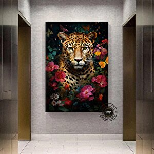 Leopar Portre Baskıları; Kaplan Kanvas; Çiftçi Hediyesi; Leopar Poster 40x60 cm