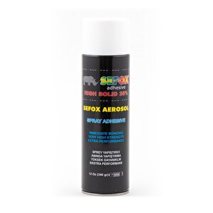 Akusti̇k Sünger 30 Mm ( En : 1 Mt Boy : 1 Mt) + Sefox  Sprey Yapiştirici 340 Gr (1 Adet)