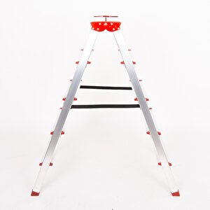 Alümi̇nyum Çi̇ft Çikişli 5 Basamakli Merdi̇ven(109 Cm) (accm.03)