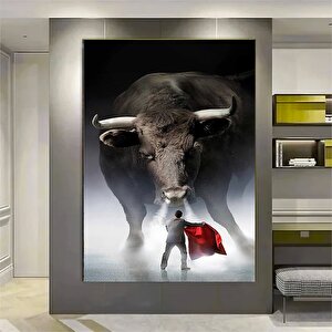 Matador Boğa Dövüşü Duvar Sanatı – Ev Veya Salon Dekoru 70x100 cm