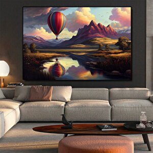 Uçan Balon Tablosu – Gün Doğumu Ve Bulut Manzarası