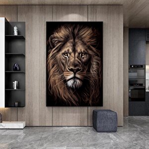 Soyut Graffiti Aslan Tablosu, Renkli Sokak Hayvan Sanatı, Modern Ev Dekoru