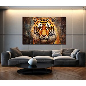 Renkli Aslan Soyut Posteri, Aslan Duvar Sanatı, Aslan Baskısı, Renkli Duvar Sanatı, Soyut Sanat