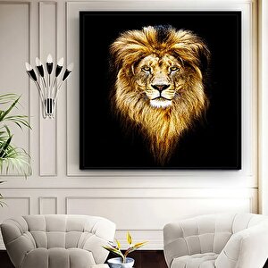 Aslan Duvar Sanatı; Aslan Kanvas Sanatı; Hayvan Duvar Sanatı; Kanvas Duvar Sanatı; Modern Duvar Sana