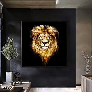 Aslan Duvar Sanatı; Aslan Kanvas Sanatı; Hayvan Duvar Sanatı; Kanvas Duvar Sanatı; Modern Duvar Sana