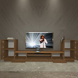 Trio On2s Mdf Tv Ünitesi Tv Sehpası - Naturel Ceviz