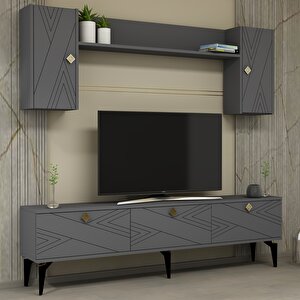 Toucch 180 Cm Tv Üni̇tesi̇ Takimi antrasit Antrasit