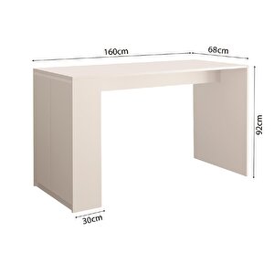 Edgar G4861 6 Adet Siyah Tabure Mutfak Adası Bar Masası Beyaz Depolamalı Çok Amaçlı Kapaklı Masa