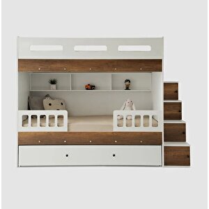 Buket Tamamı Mdf Çelik Destekli Yavrulu Ranza Cb M2- Kurulum Dahil