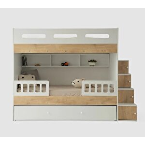 Buket Tamamı Mdf Çelik Destekli Yavrulu Ranza Mb M2- Kurulum Dahil