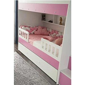 Buket Tamamı Mdf Çelik Destekli Yavrulu Ranza Pb M2- Kurulum Dahil