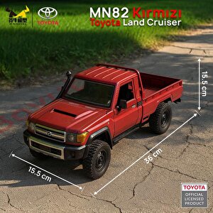 Mn Model Mn82 1/12 Toyota Land Cruiser Lc79 4wd Rc Model Crawler Offroad Uzaktan Kumandalı Araba Truck Rtr Lisanslı Kırmızı+dahili