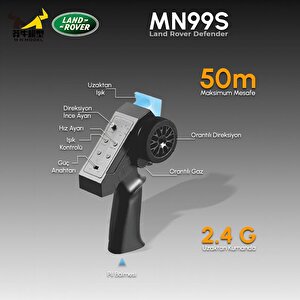 Mn Model Mn99s V2 1/12 Land Rover Defender 4wd Rc Model Crawler Offroad Uzaktan Kumandalı Araba Truck Rtr Lisanslı Gümüş+dahili Iş