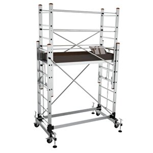 Alümi̇nyum İskele 4 Mt Teleskopi̇k (sar7507) (2 *2 Mt)