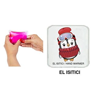 Bereli Penguen Cep Sobası,el Isıtıcı,sıcak Su Torbası Pvc  10x9,5cm