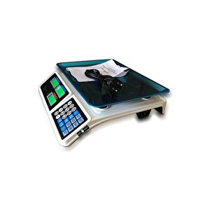 Tartı Maksimum Çift Ekran Dijital Elektronik Terazi Bakkal Manav Pazarcı Mutfak 40 Kg 2 Gram Hassasi