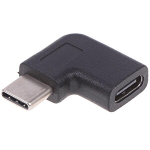 4460 Type C Dişi Erkek 90 Derece Dirsek 2in1 Çevirici Dönüştürücü Adaptör
