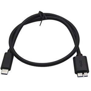 5241 Usb Type C To Micro Usb 3.0 Taşınabilir Hdd Hard Disk Kablosu 1m (1 Metre)