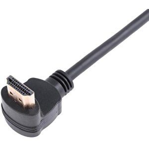 4684 Hdmi Dişi Erkek Uzatma 90 Derece Dirsek Çevirici Dönüştürücü Kablosu