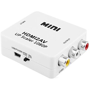 4552 Hdmi To Av Rca Tos Çevirici Dönüştürücü Adaptör