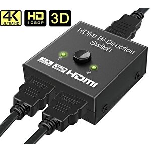 4494 2 Port Çift Yönlü Hdmi Switch Splitter Ekran Monitör Çoklayıcı Çoğaltıcı Bidirection