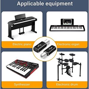 5219 Type C To Usb B Midi Klavye Yazıcı Printer Çevirici Dönüştürücü Adaptör