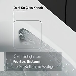 Creavit Nora Vortex Beyaz Asma Klozet No323, Creavit Nora Duck Duroplast Yavaş Kapak