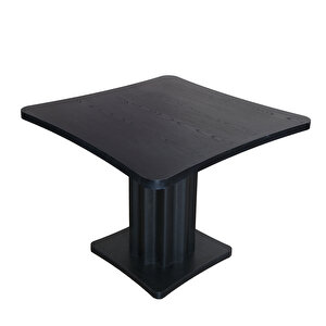 Eymense Dark Kare 4 Sandalyeli Mutfak Masa Takımı