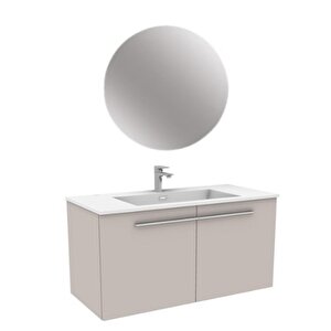Serenıty Banyo Dolabı Takımı 100 Cm  Latte