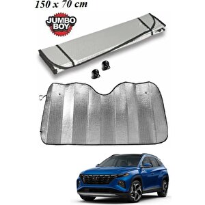 Astraled Araba Ön Cam Güneşlik Araç Içi Cam Vantuzlu Katlanır Güneşlik Koruyucu Perde 150 Cm X 70 Cm